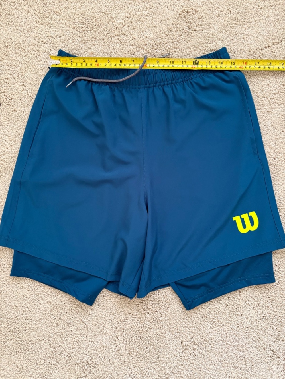 Wilson Men's Core Tennis pickleball Volley shorts Blue Size M NWOT - Picture 7 of 11